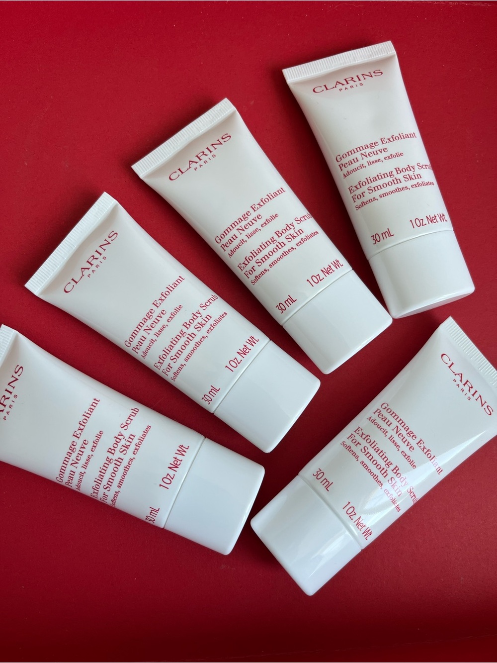 5/27$ Clarins Exfoliating Body Scrub - 30ml*5